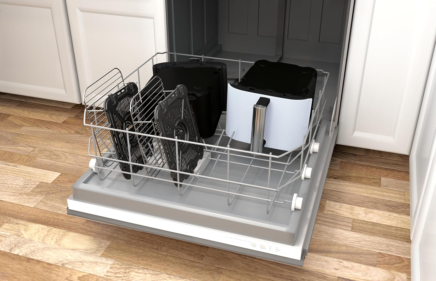 Ninja SL400ANZ Double Stack XXXL 9.5 Liter 2 Drawer Air Fryer, White