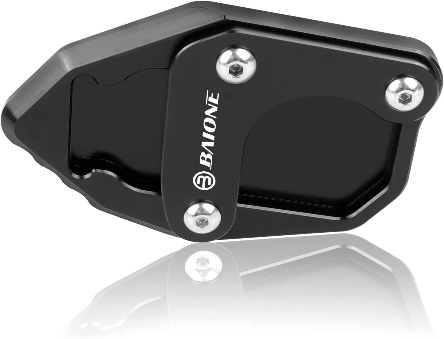 BAIONE Kickstand Extension Pad Replacement for Honda CRF300L CRF 300L Rally 2021 2022 Motorcycle Side Stand Foot Enlarger Plate Extender (Red)