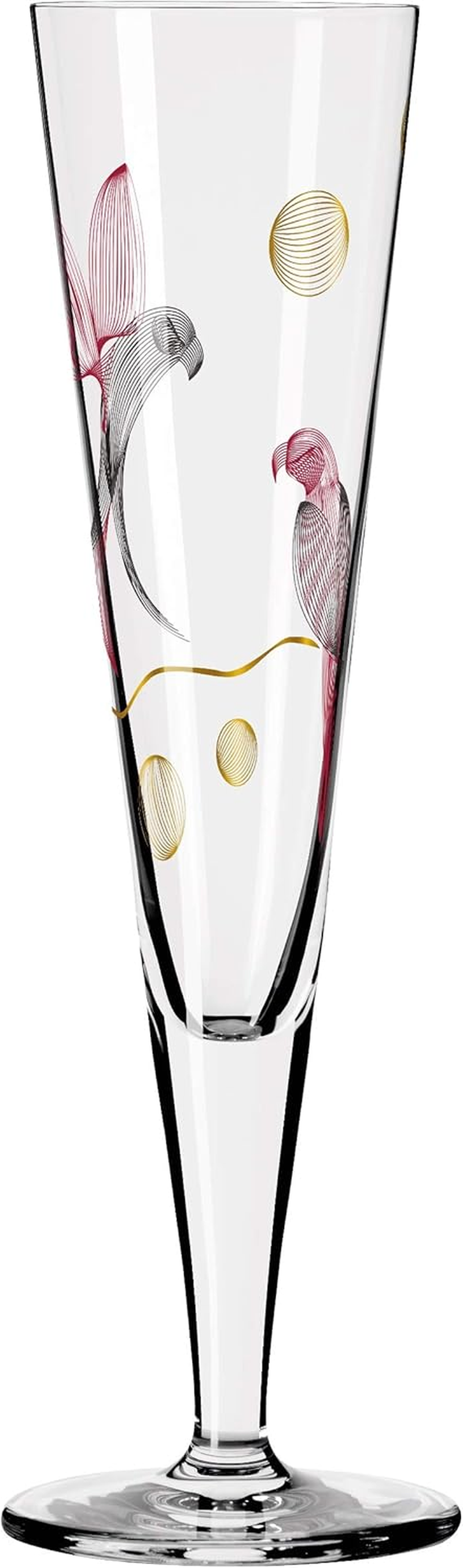 RITZENHOFF Goldnacht No. 16 1071016 Champagne Glass 200 Ml Elegant Designer Piece with Real Gold Made in Germany image number 2