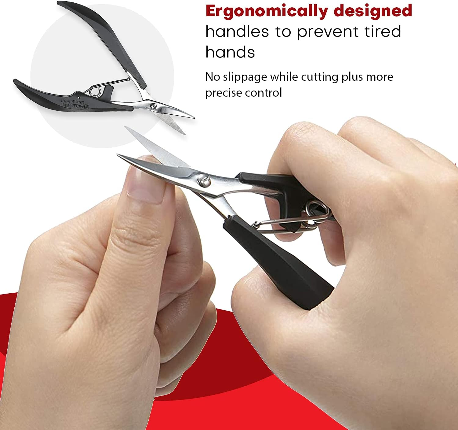 Seki Edge Stainless Steel Nail Scissors (SS-205) image number 5