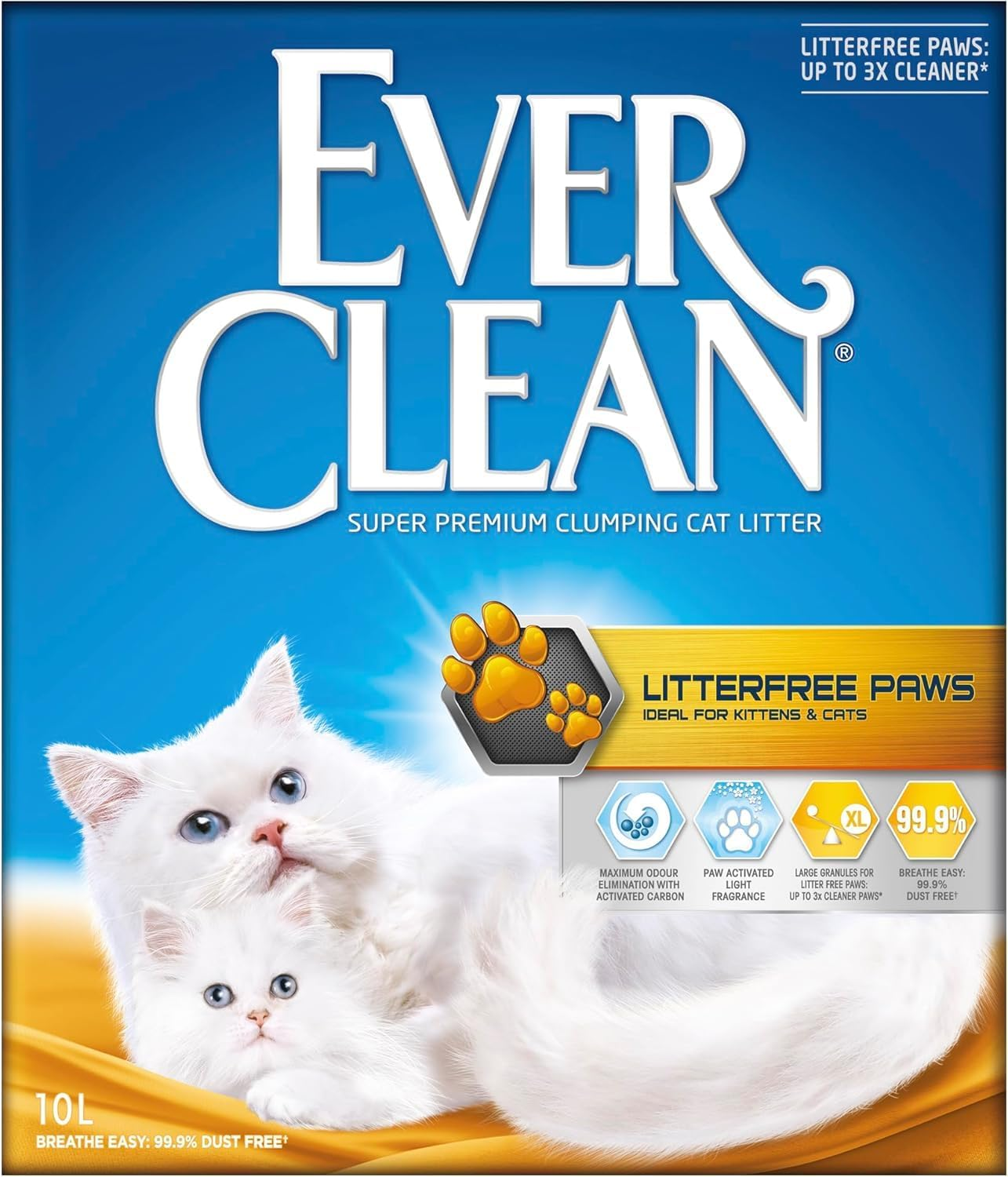 Ever Clean Litterfree Paws Cat Litter, 10 Litre, Scented image number 5