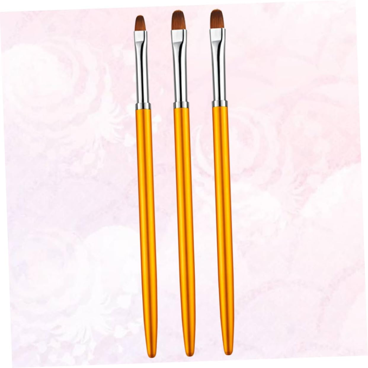 OSOLADY 3Pcs Golden round Head Nail Dotting Brush Portable Nail Art Pens for Detailed Decoration for DIY Manicure Accessories for Women image number 6