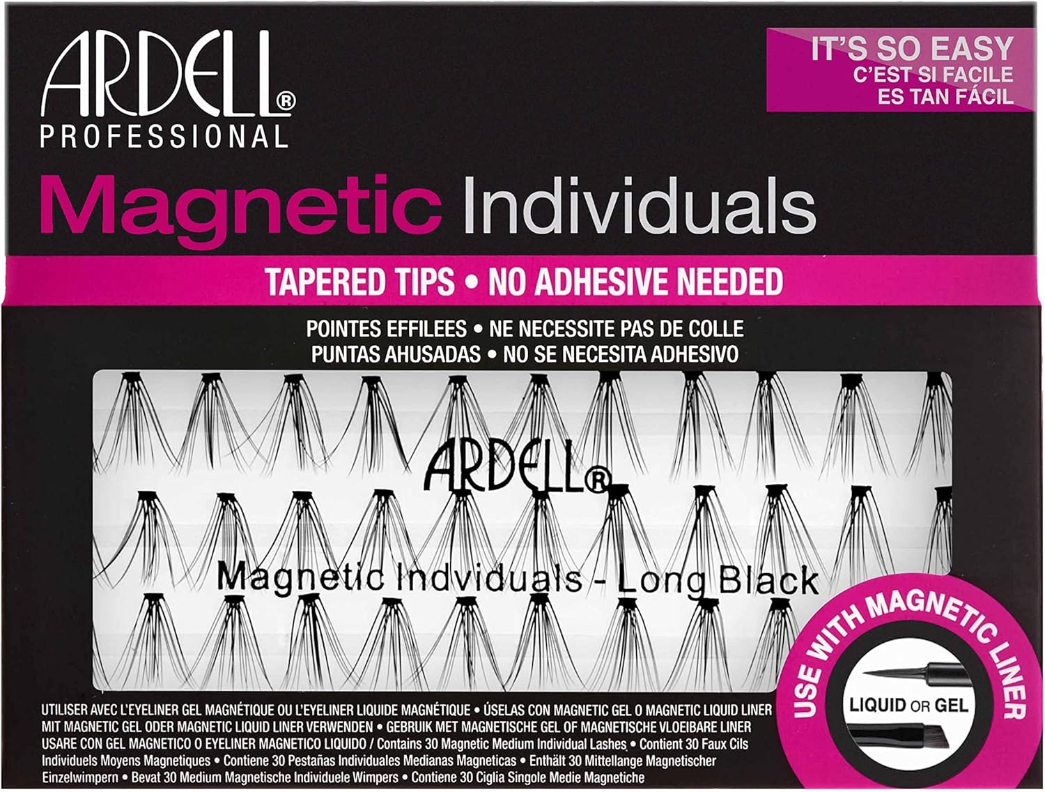 Ardell Magnetic Individuals - Long Black image number 1