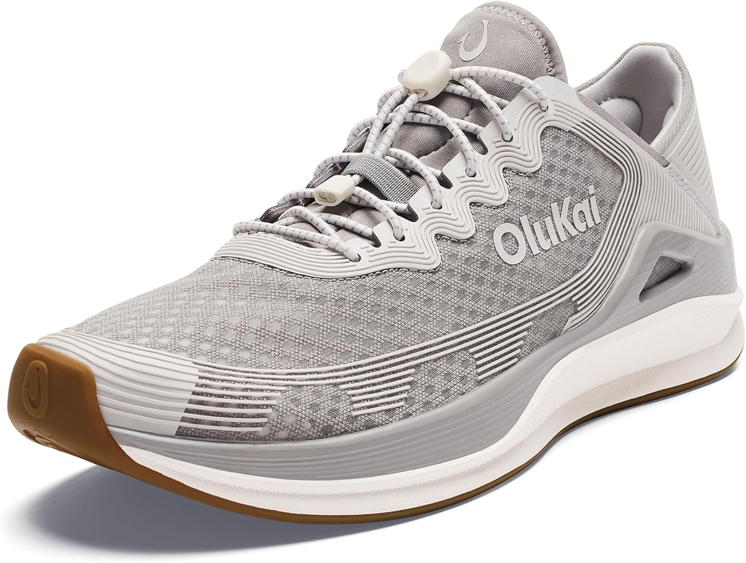 OLUKAI Moku Pae Men'S Boat Shoes, Water Resistant & Breathable Mesh, Easy Slip on Design, Quick-Drying & Enhanced Traction