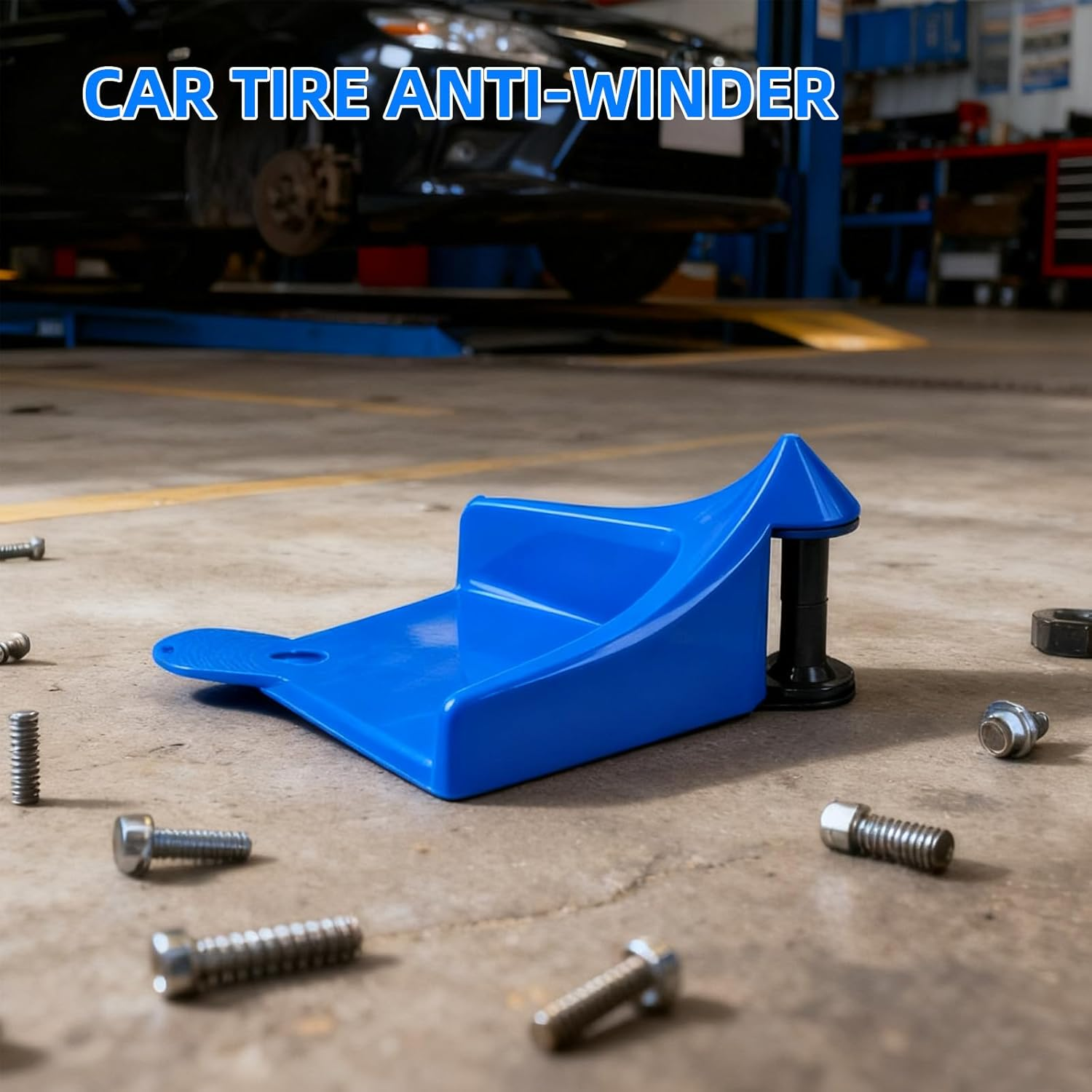 4 Pcs Car Hose Guide, Tire Hose Roller for Car Washing, Detailing Tire Hose Guide Preventing Pressure Washer Hose Stuck under the Wheels, Plastic Wash Tool to Avoid Snagging(Blue)