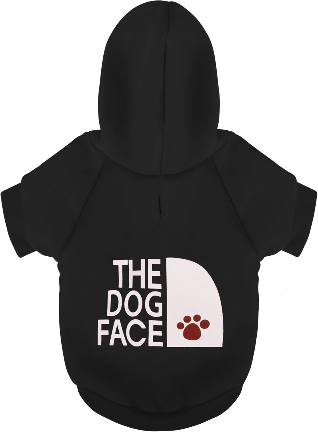 Paiaite Black Chihuahua Dog Hoodie: Keep Your Pup Warm and Stylish with a 'The Dog Face' Printed Sweatshirt, Pet Clothes and Sweater Coat All in One Perfect for Winter and Cool Summer Nights! Black S
