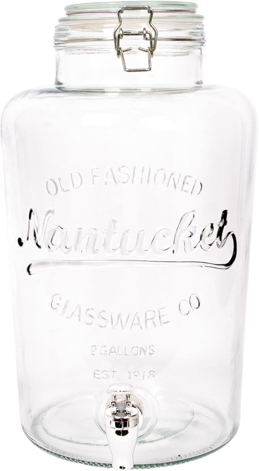 Rink Drink 8.7L Drinks Dispenser with Tap - Large Home Kitchen Outdoor Chrome Tap Water Dispensing Jug Indoor Juice Punch Bottle for BBQ, Party, Picnic, Events, Buffets image number 5