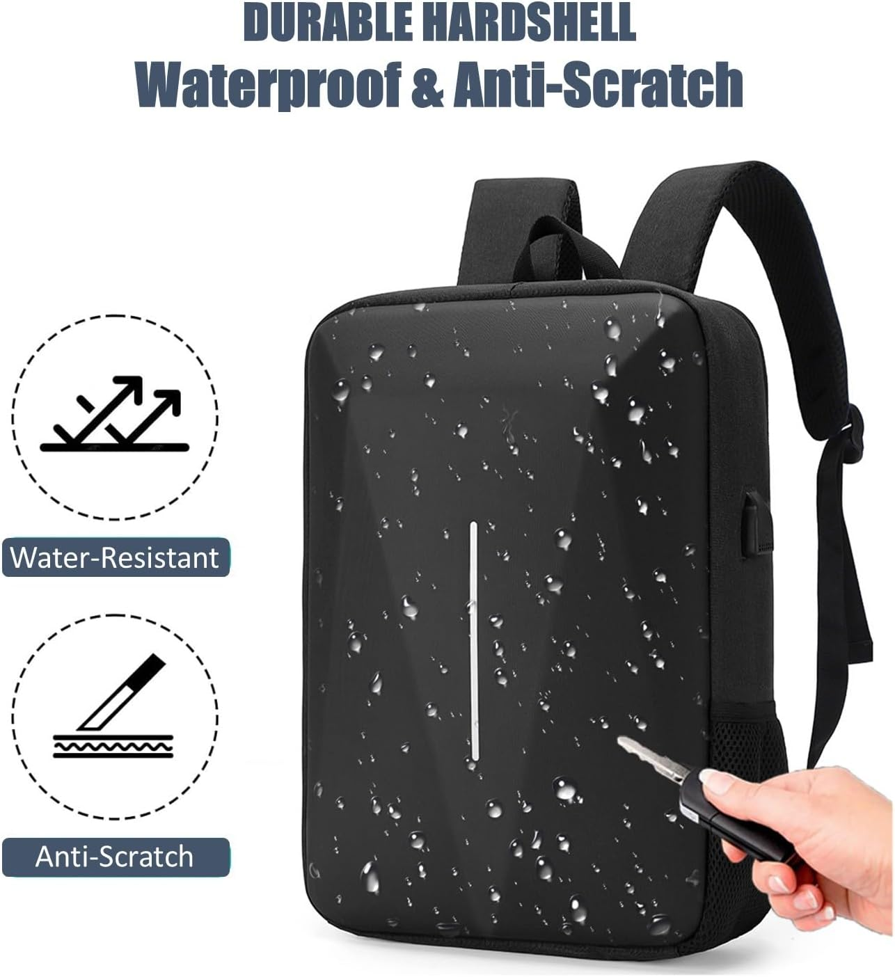 HFLZBRO Bag for Starlink Mini - Storage Bag Case for Starlink Dish and All Accessories - Anti-Theft Water-Resistant Shoulder Backpack