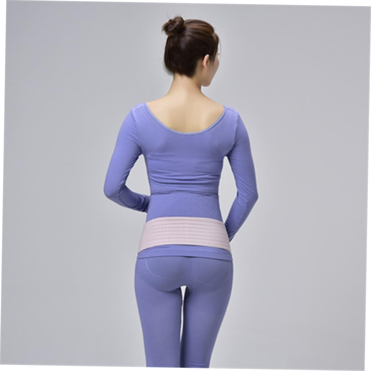 Maternity Belt for Pregnant Women Breathable Abdominal Support Band Postpartum Pelvic Belt Back Brace Optional Upper Belly Band image number 4