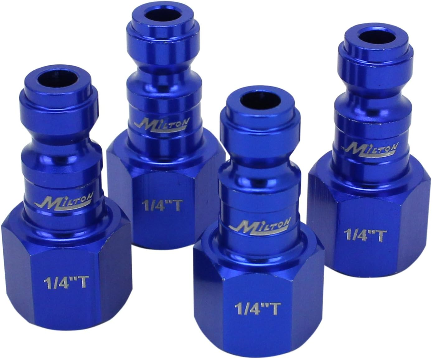 Milton Coupler & Plug Kit - (T-Style, Blue) - 1/4" NPT, (14-Piece) - S-314TKIT image number 2