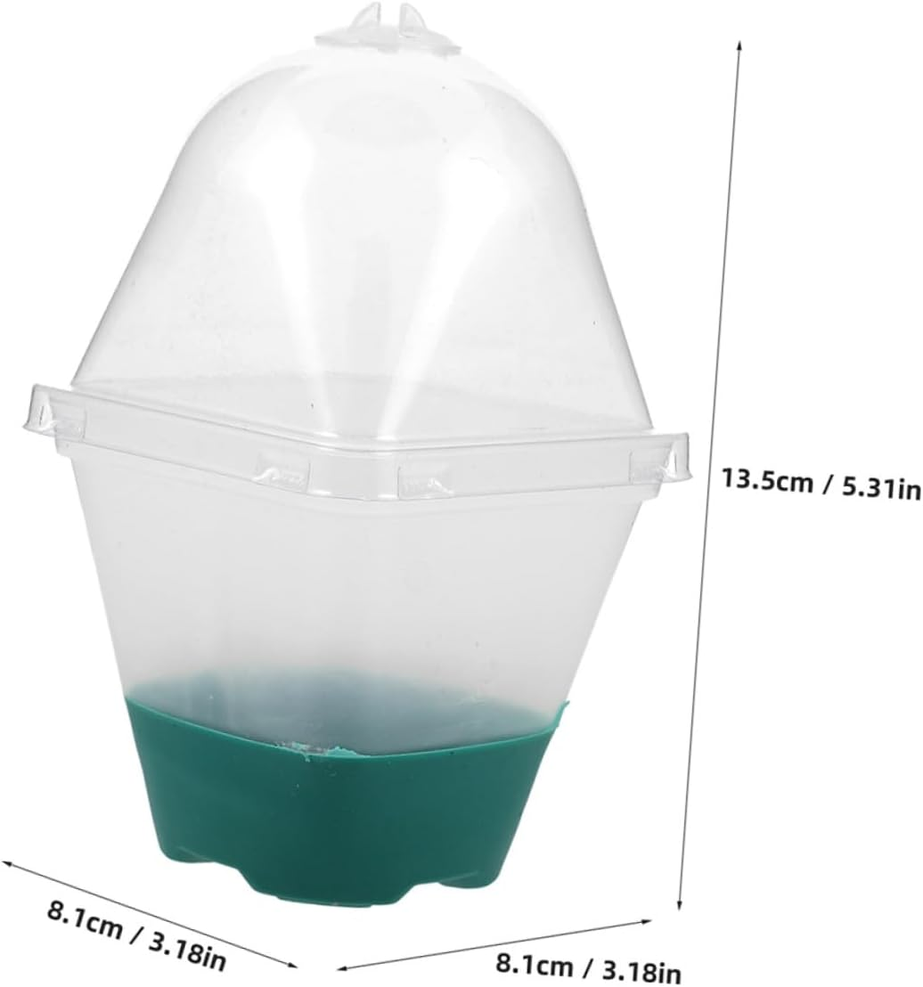 SUPVOX 6Pcs Seedling Tray Humidity Dome Small Reusable Plant Pots for Indoor Gardening Supplies Starter Pots for Plants image number 5