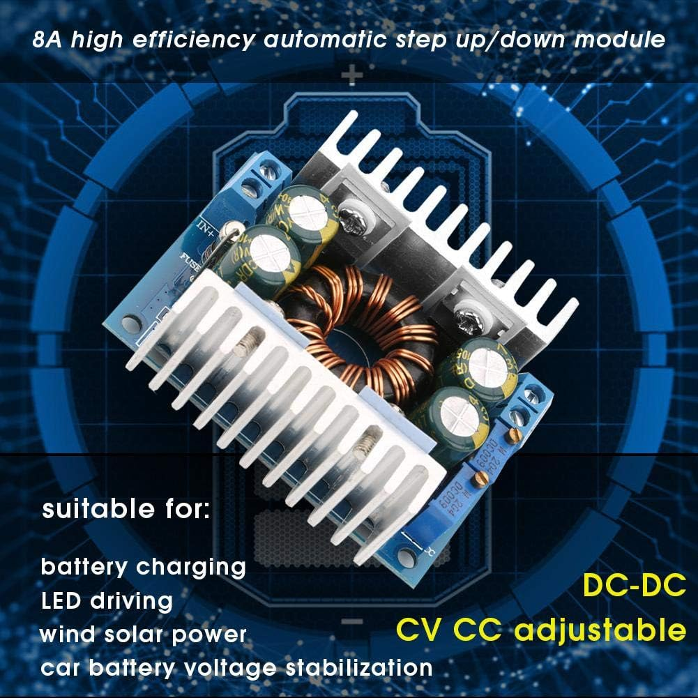 Sutinna Boost/Buck Voltage Regulator Module, DC 5-30V~1.25-30V, 5V Output, DC Power Connector (Input and Output), Power Converter image number 6