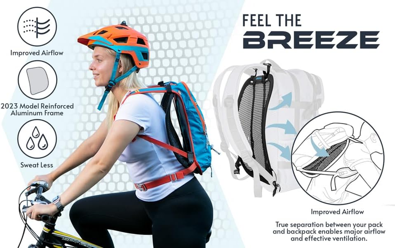 Ventapak Lightweight Ventilation Backpack Spacer - Improve Airflow, Reducing Sweat Small or Standard Sizes image number 6