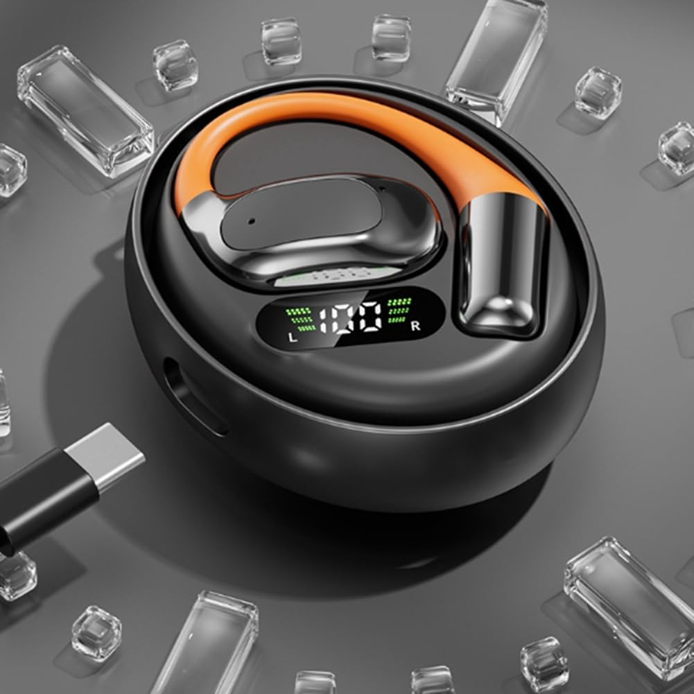 Snblzhef M113 Smart Translator Headset 144-Language AI Translation Earbuds Wireless On-Ear Translator Device Gray image number 3