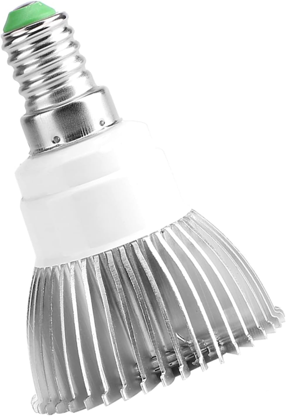 Haofy LED Grow Light Bulb, Full Spectrum Plant Light for Indoor Plants, Promotes Photosynthesis, 18 Leds, Energy-Saving, Long Service Life, Made of Aluminum, Hanging Wire Included, (E14)