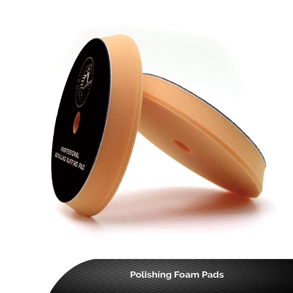 Cobra WRAP TOOLS Polishing Foam Pads - Professional Detailing Buffing Pads - Durable, High-Performance Results - Perfect Designed for Cutting, Polishing & Finishing Automotive Surface | 5-Inch, Orange