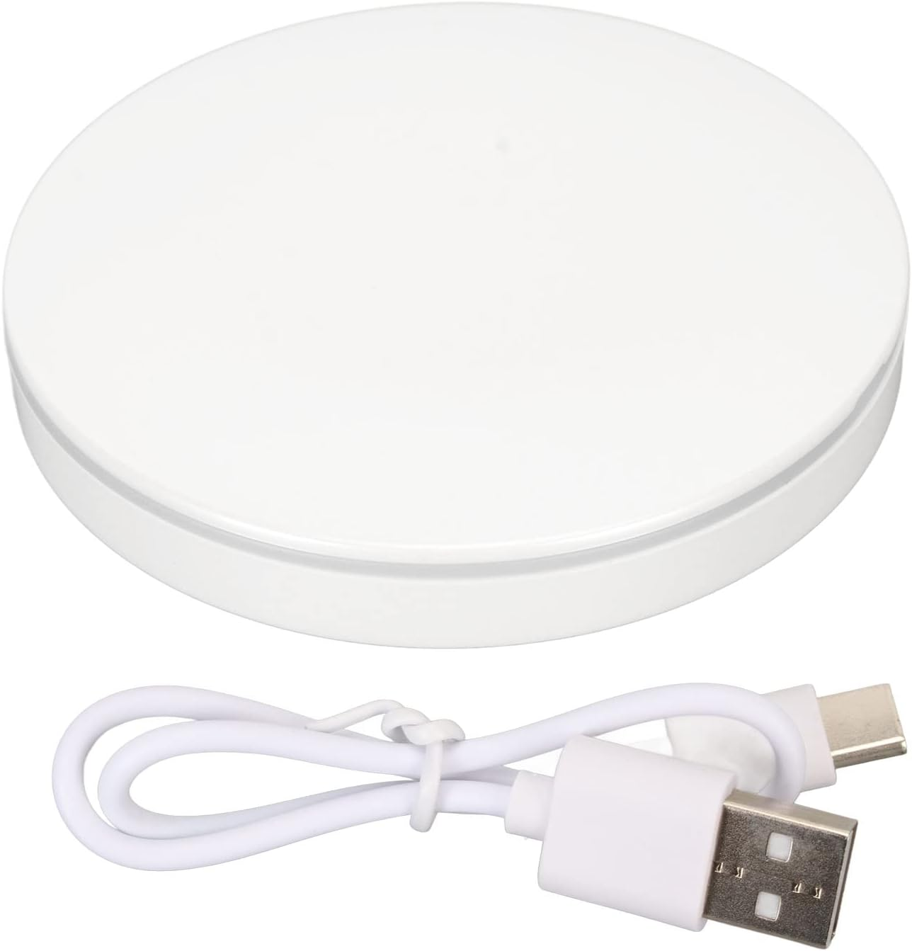 Yunir UV Mirror Sunscreen Testing Camera, 2X Magnification Lighted Travel Makeup Mirror with Rechargeable, round 3.5Inch Pocket Mirror with Folding for Outdoor image number 6