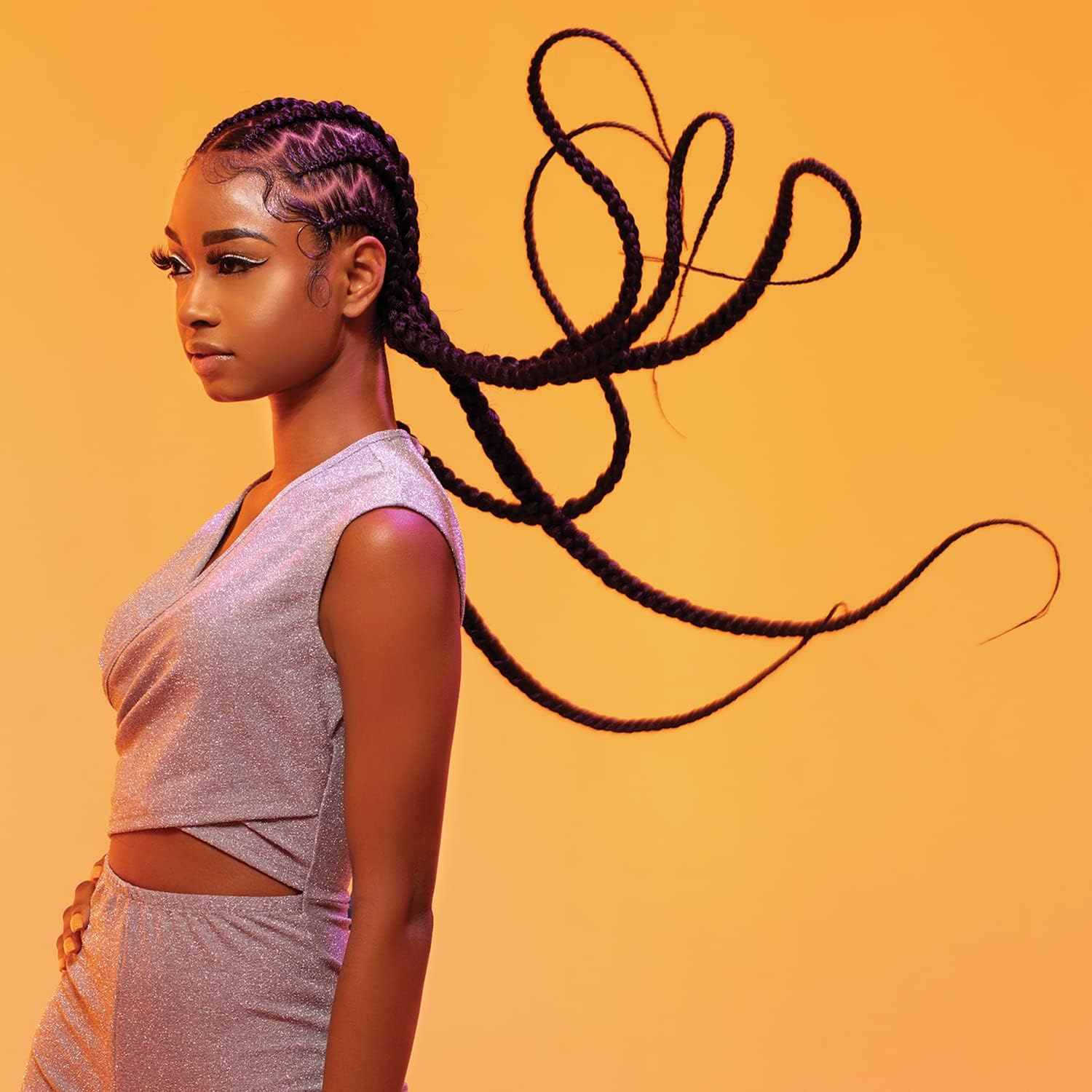 Sensationnel Braids African Collection 6X X-Pression Pre-Stretched Braid 58" (1-PACK, 1B)