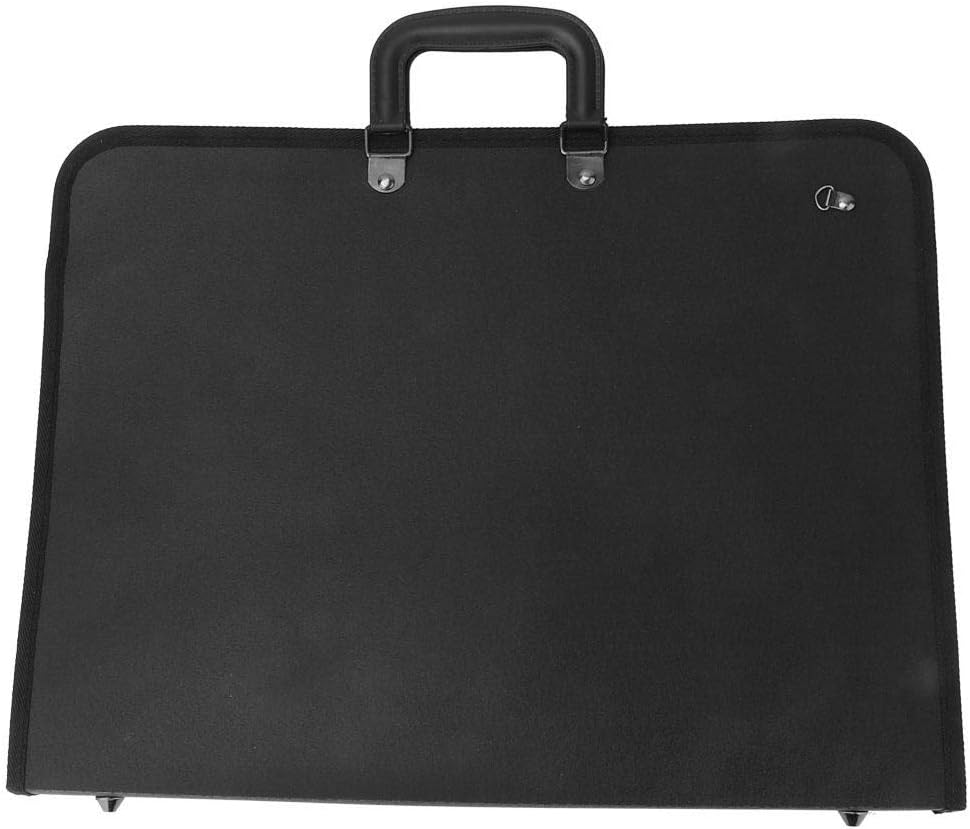 Painting Board Bag, PVC Portable Art Portfolio Case Bag A3 Drawing Sketch Board Storage File Bag Document Carry Case Artist Portfolio Case image number 1