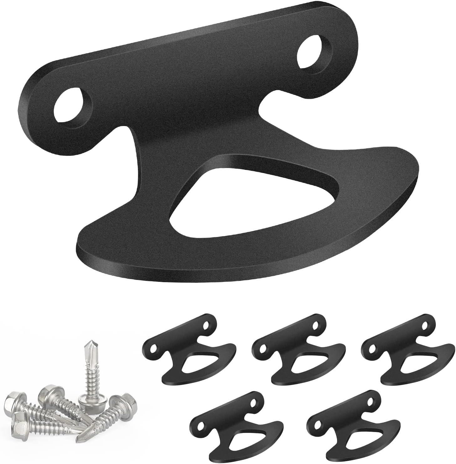 Tie down Anchors 6 Pack for 2000-2017 Ford F150 Truck Bed Tie down Anchors with Black Powder Coating | Fits 2004-2017 F-150 Styleside 2001-2010 F 150 Explorer Sport Trac, Inner Bed Tie Downs Hooks