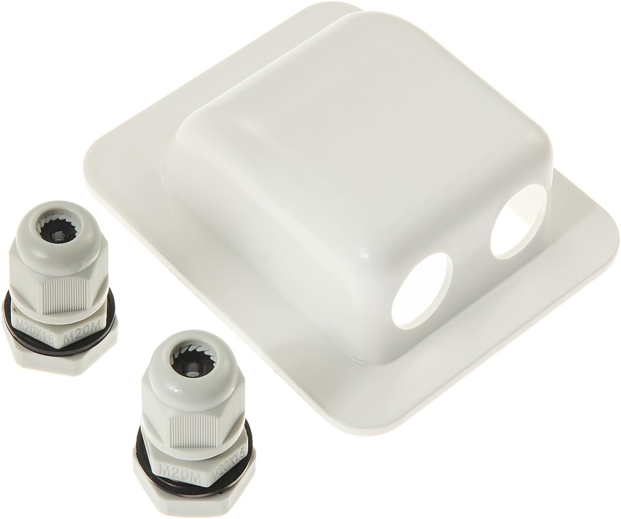 Waterproof ABS Double Cable Entry Gland for Solar Panels,Motorhomes,Caravans,Boats- for All Cable Types 6Mm&sup2; to 12Mm&sup2; image number 2