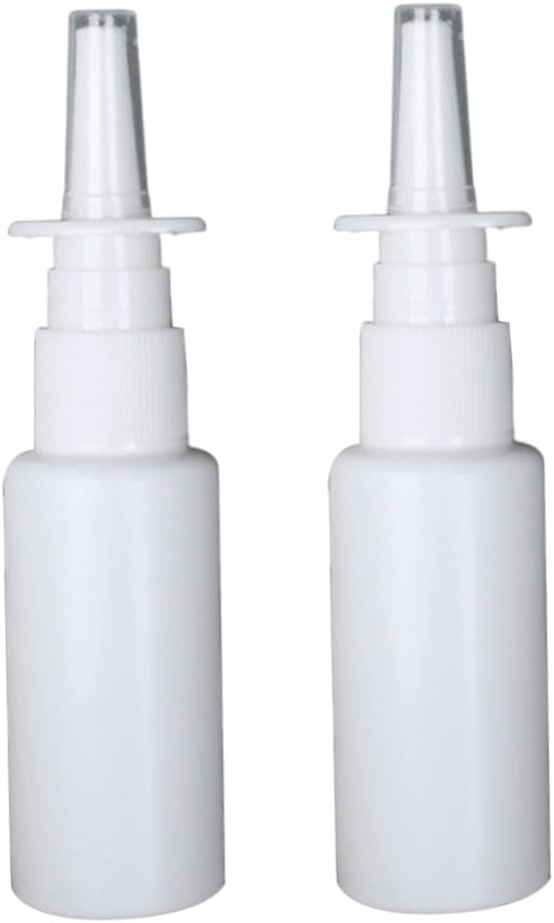 Nasal Spray Bottles 30Ml Empty Plastic Refillable Mist Nose Sprayer Bottle Container 2PCS Sports Equipment image number 1