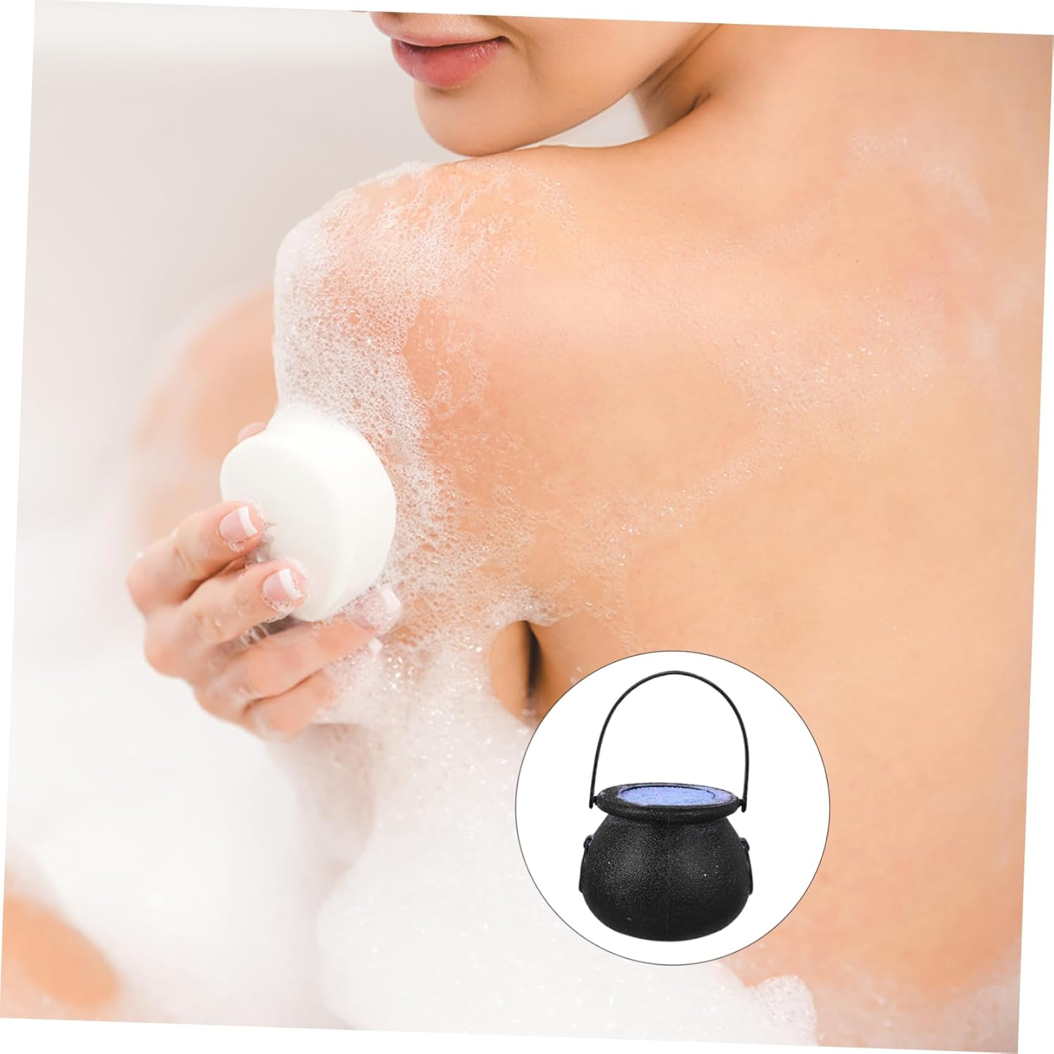 FOMIYES Witch Supply Product Halloween Boy Girl Colour Natural Bath Bead Toy Bubble Ball Decoration Favor Bathroom Cauldron Favour Glitter Steamer Salt Gift Homemade Natural Bathbomb Dust Additive Oil Soap Drop Japanese Tablet Wand Stuff Pumpkin Bathtub Lavender Surprise Adult Spice Gun Pearl Milk Halloween Bathboms Bowl Eyptisn Balloon Blower Bathboms Bathbomb Bucket Homemade Diy Inflatable Work Nourish Giant Net Summer Blaster House Color Bc Liquid Maker Foam image number 6