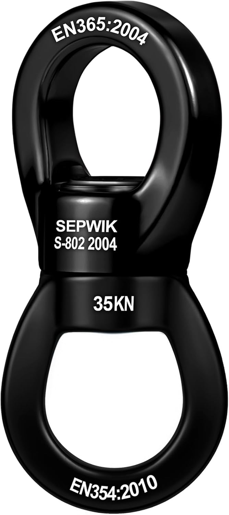 SEPWIK Swing Swivel, 35KN Swing Spinner, 360&deg; Safety Rotational Device Hanging Accessory for Hanging Hammock, Web Tree Swing, Aerial Dance, Children'S Swing