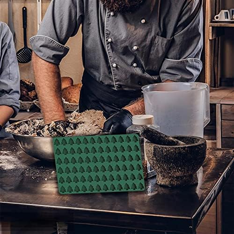 Christmas Tree Shape Silicone Mold Candy Chocolate Mould Patisserie Cake Decoration Kitchen Baking Accessories Zhengpingpai image number 1