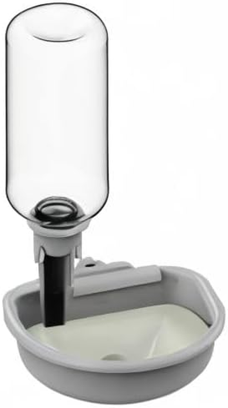 TOKAYIFE Pet Water Bottle [Grey, 480Ml] Cage Water Bottles for Rabbits, Dogs, Ferrets, Cats and Other Small Animals, Anti-Overflow Water Dispenser for Crate - Blue image number 3