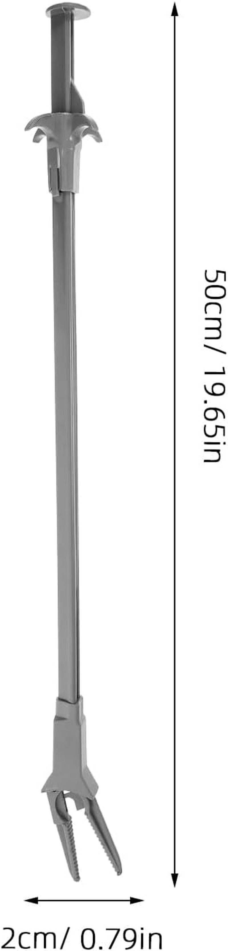 FOMIYES 3Pcs Curved Plastic Tweezers for Aquatic Plants Ergonomic Fish Tank Plant Tongs with Sharp Blades for Trimming Low-Growing Carpets for Professional Aquarists image number 2