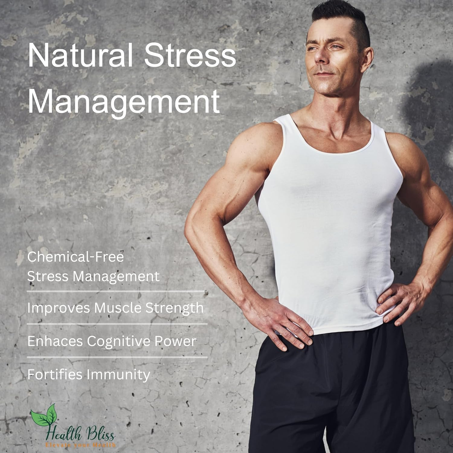 Health Bliss Organic Ashwagandha Root Powder, 200G, Natural Herbal Supplement for Energy and Vitality image number 5