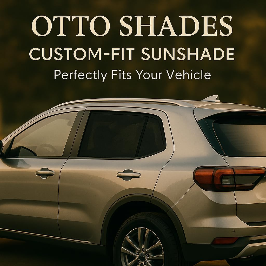 OTTO SHADES Custom Magnetic Mesh Sunshade for Mazda CX-5 2018-2025, Side, Rear & Port Windows Sun Blind for Baby Protection, Uv/Heat Reduction,Privacy Shield (2 Rear + 2 Port Window Shades) image number 1