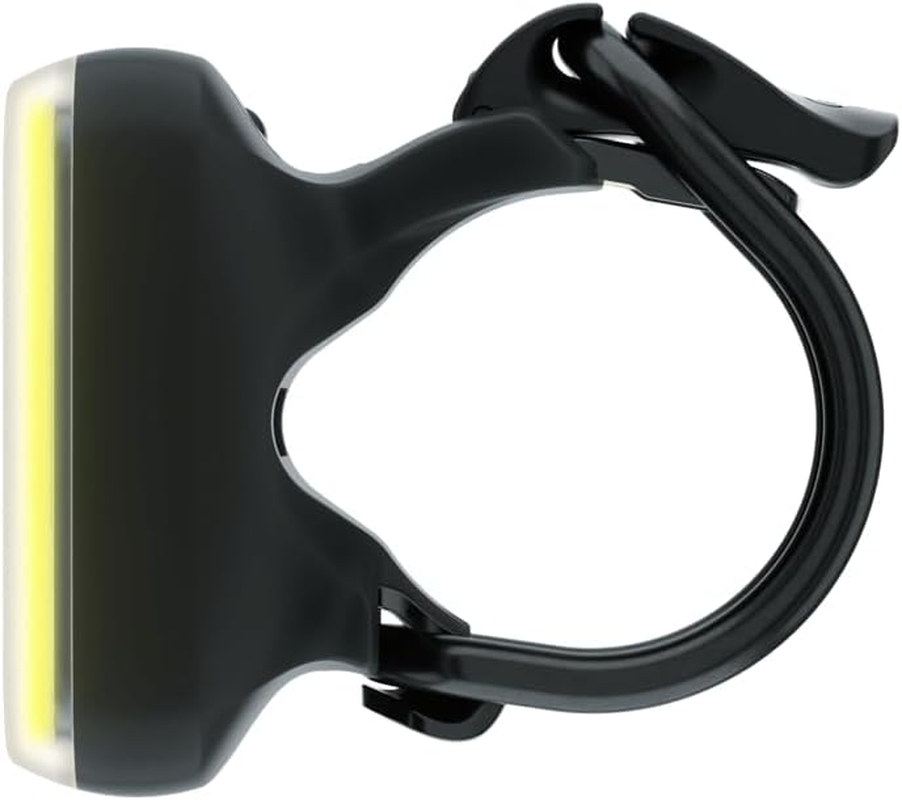 KNOG Blinder Front Bike Light - 200 Lumen Rechargeable Bicycle Light - Bright LED Bike Headlight with Integrated USB Charging, 8 Light Modes, IP67 Waterproof, Fits 22-32Mm Handlebars - Peace Design image number 5