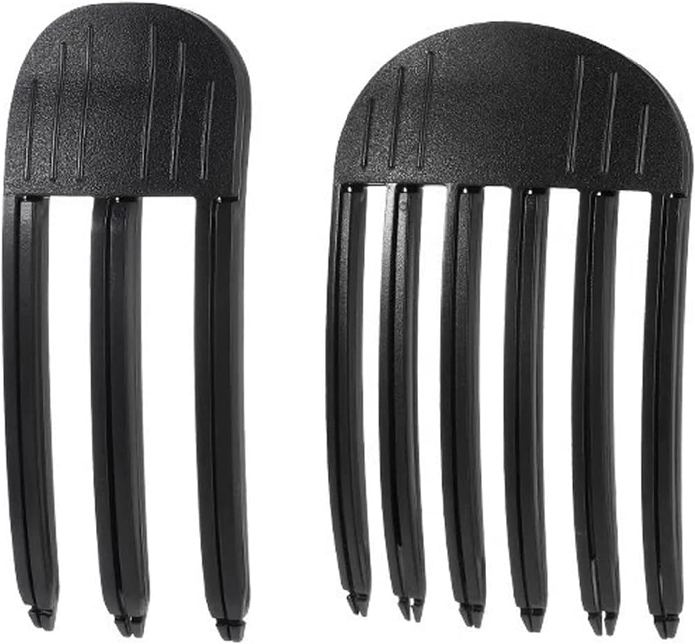 Pack of 2 Volume Clips Hair, Volume Hair Clips, Volume Hair Clips for Hairline, Hair Root Lifting Clips for Men Women Fluffy Bangs Hairstyle (Black) image number 6