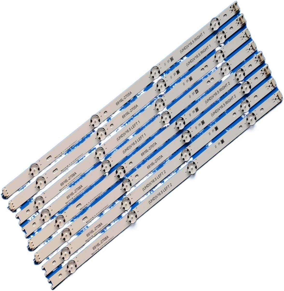 LED Backlight Strip for 49Inch TV Fit for LIG 49LJ58300W 49UH603V 49UH620V LC490DGE 6916L-2705A 6916L-2706A 6916L-2707A 6916L-2708A image number 1