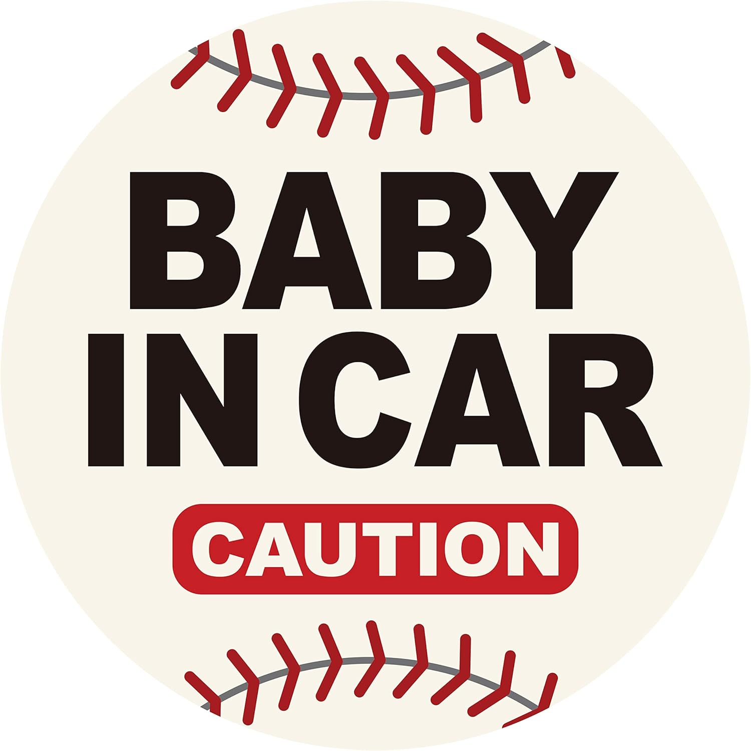 Baby in Car Magnet (Light Pink/Turquoise)