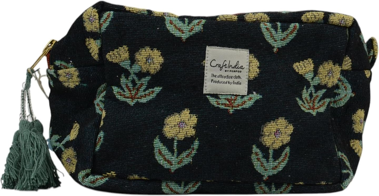 Friends Hill Sandalfool Pouch with Gusset, Navy image number 3