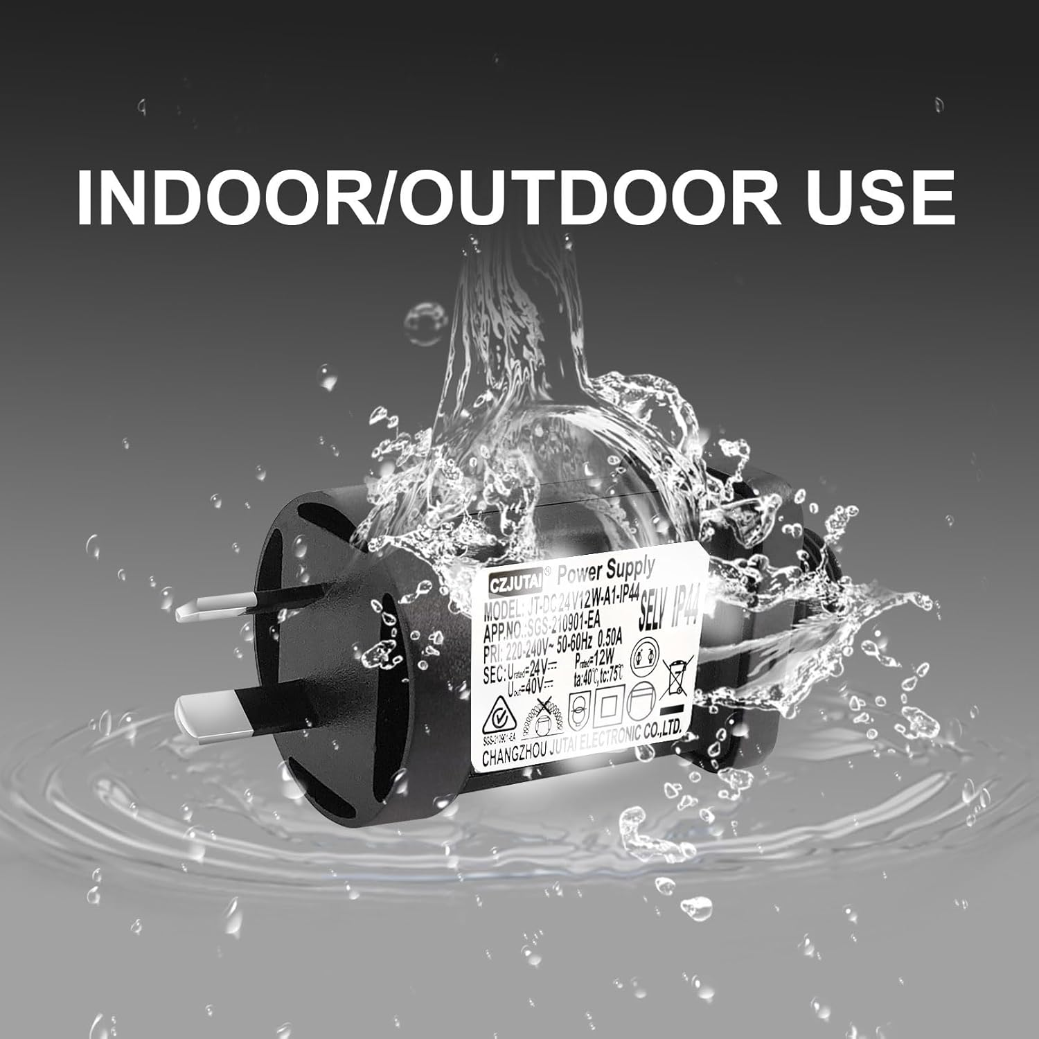 Premieradapter Replacement Power Supply CZJUTAI JT-DC24V12W /9W /7.2W /6W /4.5W /3.6W for Christmas Lighting, String Light, Projector Light, Lawn Lamp, Inflatable Device, [A4T2] image number 4