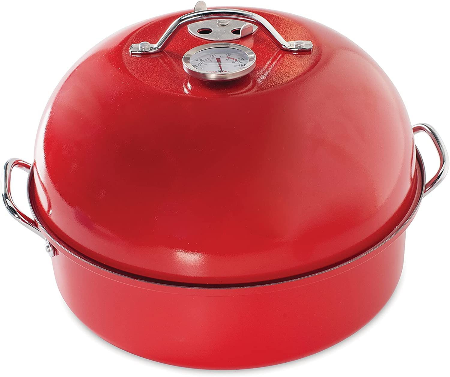 Nordic Ware 36556 Kettle Smoker, Red image number 2