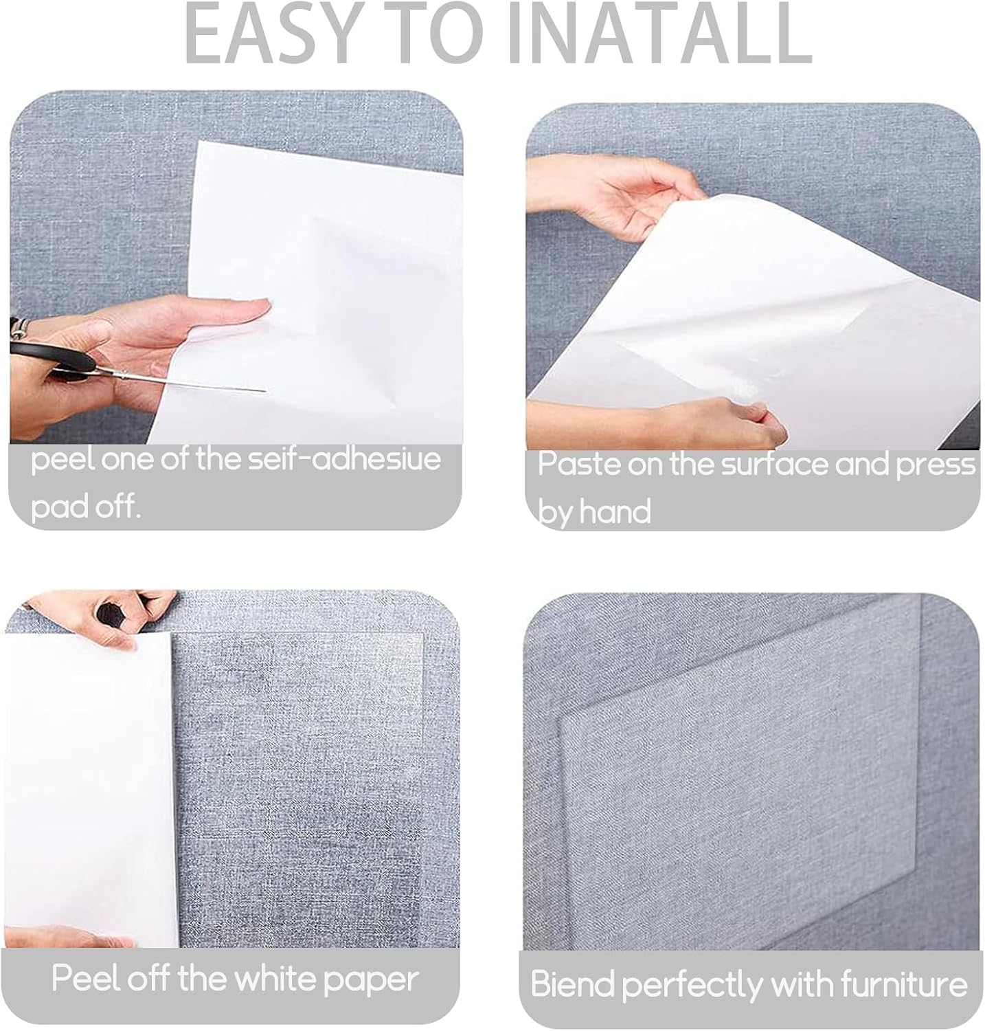 Pack of 10 Scratch Protection Cat Tape, Self-Adhesive Cat Scratch Protection Film, Scratch Protection Sofa Cat, Cat Anti-Scratch Tape, Scratch Protection Sofa Cat Pad, Cat Training Tape 30 X 44 Cm image number 5