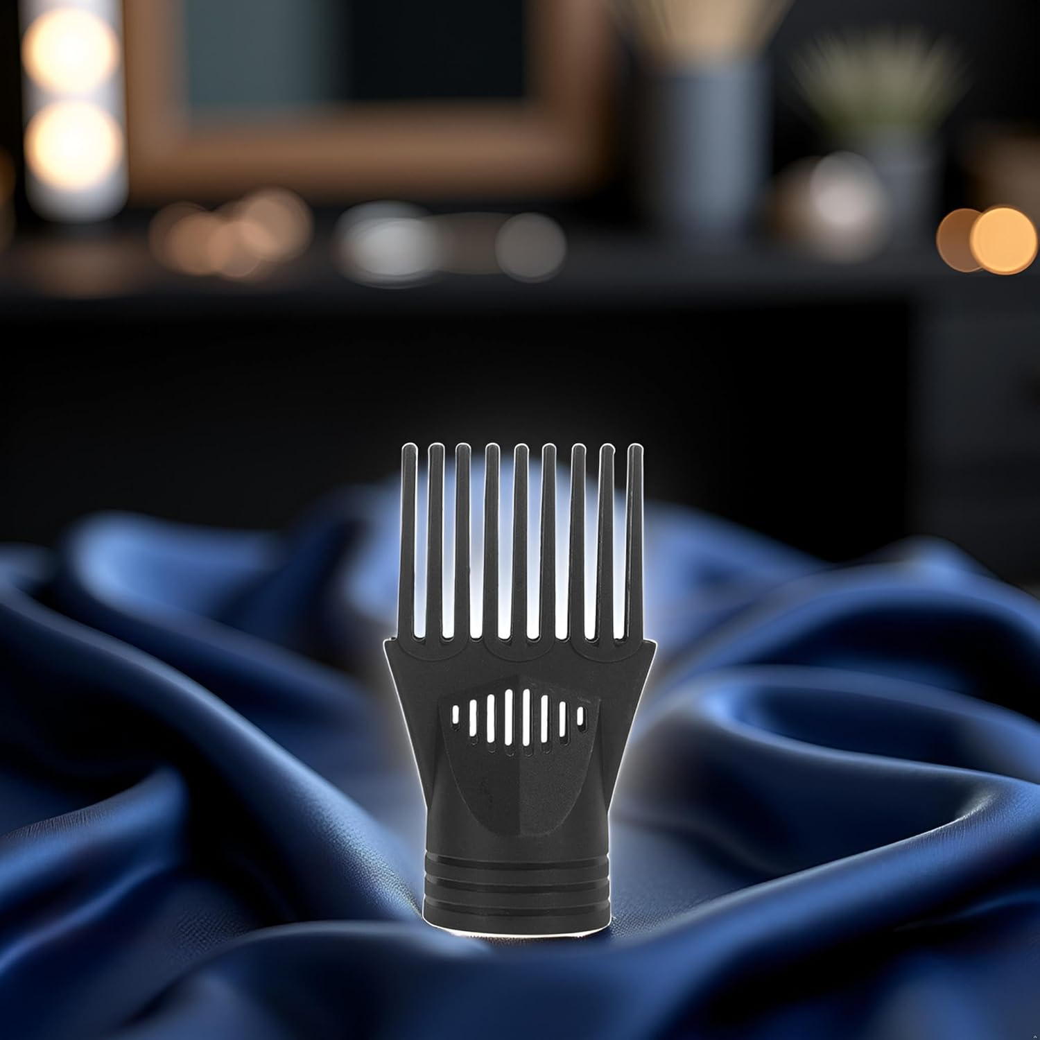 Black Hair Dryer Comb Nozzle Plastic Hairdressing Salon Hair Dryer Blow Comb Attachment Hair Styling Nozzle Tool Nice and Fashion Salon Tool Styling Tools