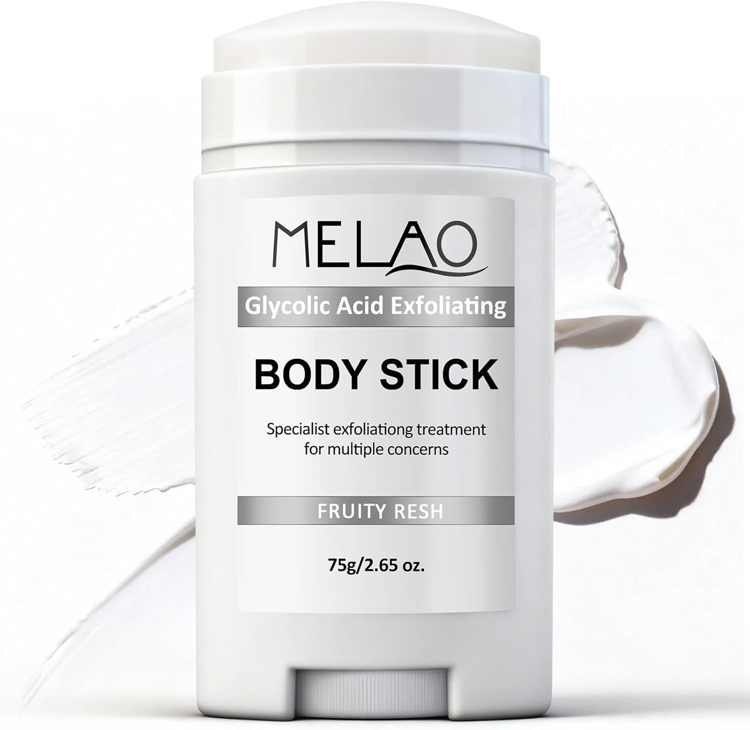 Glycolic Acid Face Stick 75G, Exfoliating Toner Stick for Face & Body, AHA Chemical Exfoliant for Blackheads, Dark Spots & Wrinkles, Gently Smooth & Renew Skin image number 2