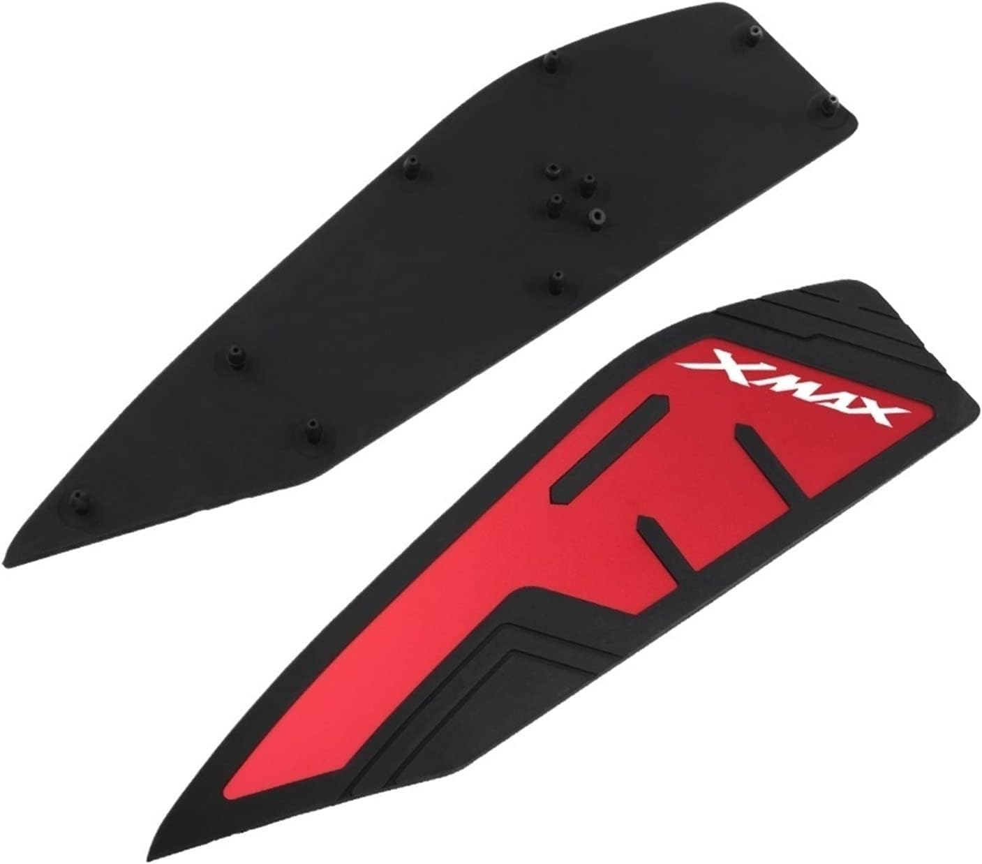 XINMINGYUE Fit for XMAX 400 XMAX 300 X-MAX 250 2019-2022 Footrest Non Slip Foot Pedal Pad Footboard Step Footpad Anti-Slip Footboard(Red) image number 2