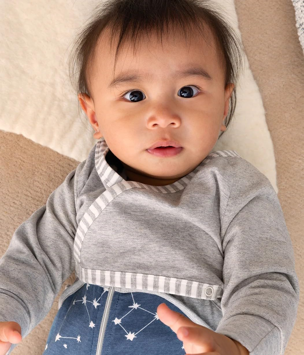Love to Dream Snug Shrug Stretch Cotton, Soft & Comfortable Baby Wear 1.0 TOG, Ideal for Moderate Room Temperatures of 20-24&deg;C image number 2