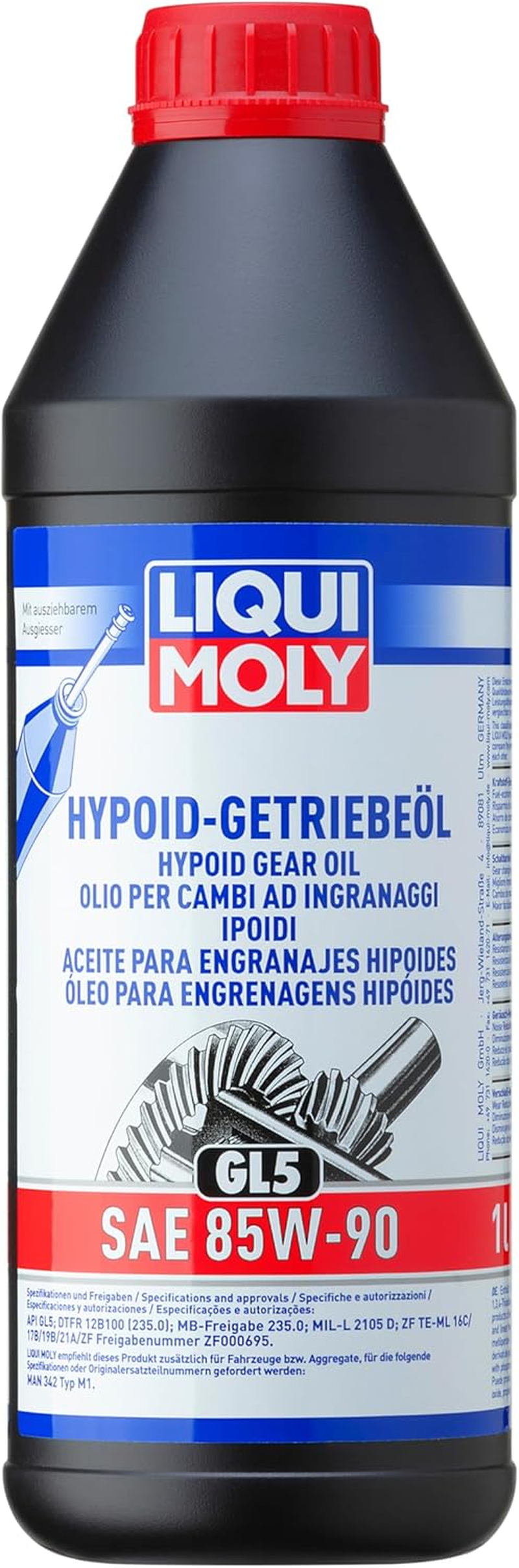 Liqui Moly Hypoid Gear Oil GL5 SAE 85W-90 1L