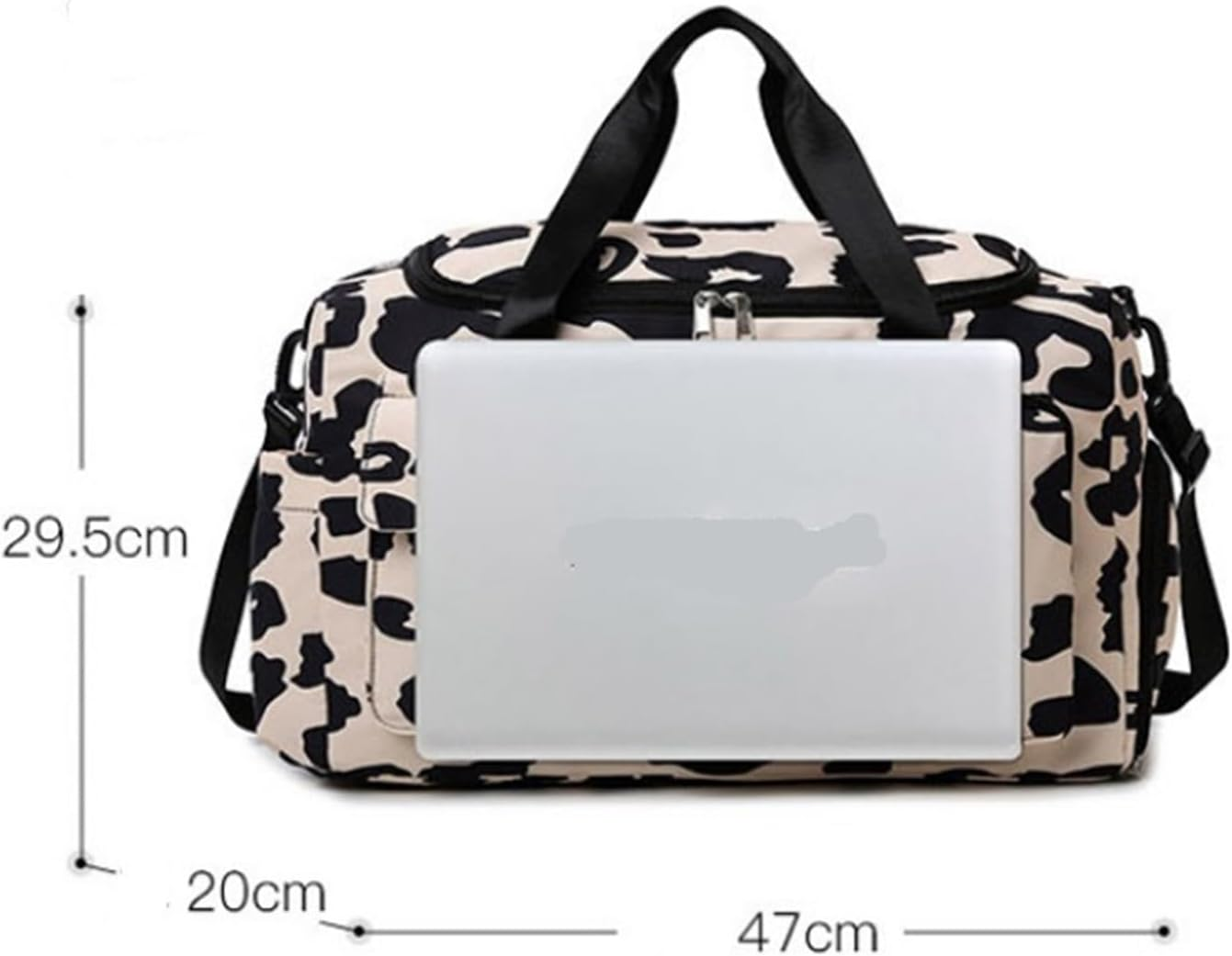 Habrur Duffel Bag 18In Travel Lightweight Waterproof Carry Luggage Duffle Bag with Shoe Compartment for Girl Overnight Bag Travel (Color : C, Size : 47 * 20 * 29.5Cm)