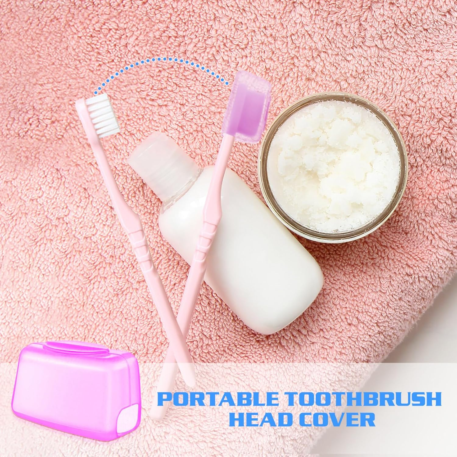 FOMIYES 10Pcs Toothbrush Protector Cap Dustproof Toothbrush Caps Teeth Covers Braces Toothbrush Protective Case Teeth Brushes Tooth Brush Cover Steripods Travel Bracket Toothbrush Head