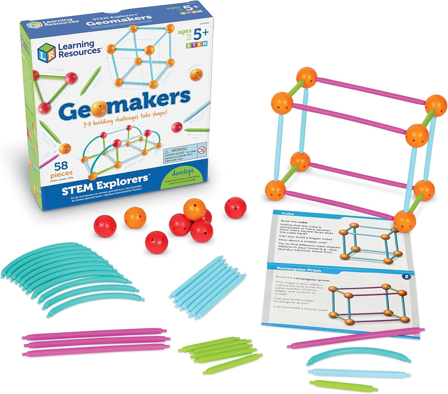 Learning Resources STEM Explorers, Homeschool, Magnet Movers, 39 Pieces, STEM Certified, Ages 5+ image number 6