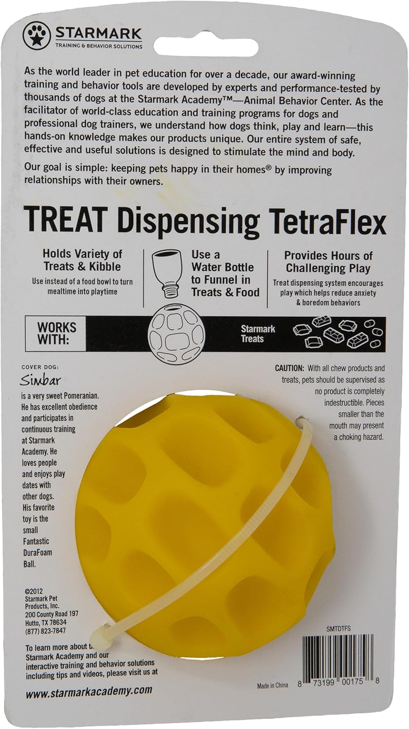 Starmark Treat Dispenser for Dog, Small